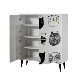 Hanah Home Multilüx Cats Armario Multiusos